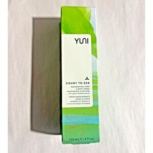 YUNI Count To Zen Rejuvenating Hand & Body Creme 4oz Organic Baobab Moisturizer